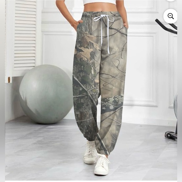 Pants - Camo Print Joggers